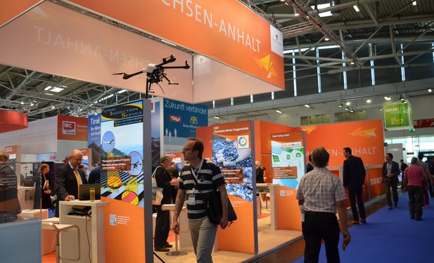Joint stand of Saxony-Anhalt at Intersolar 2016