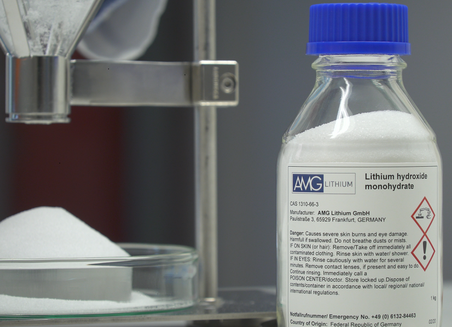 Lithium Hydroxide of AMG Lithium. (c) AMG Lithium